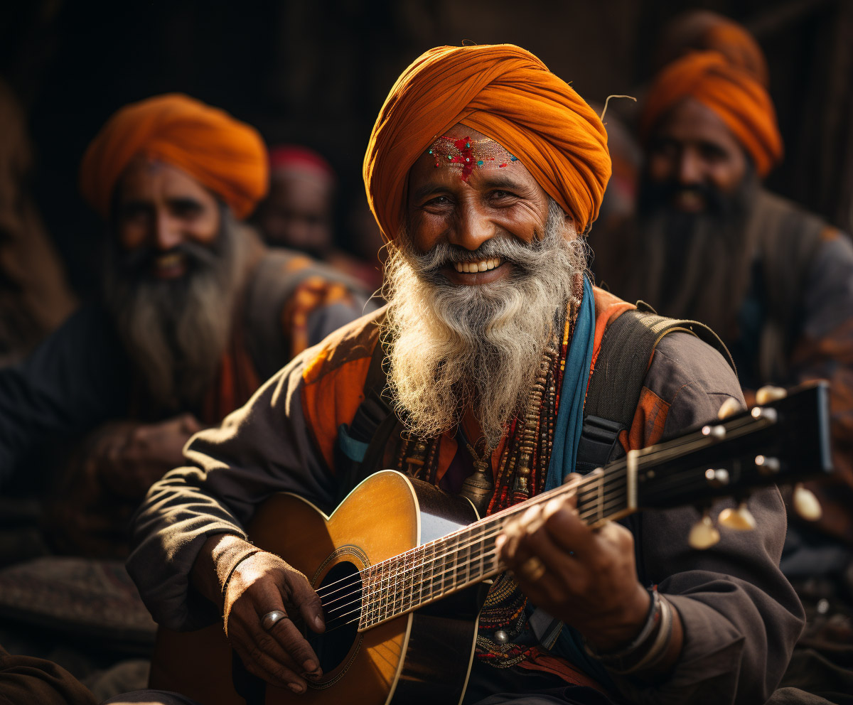 a-man-playing-guitar